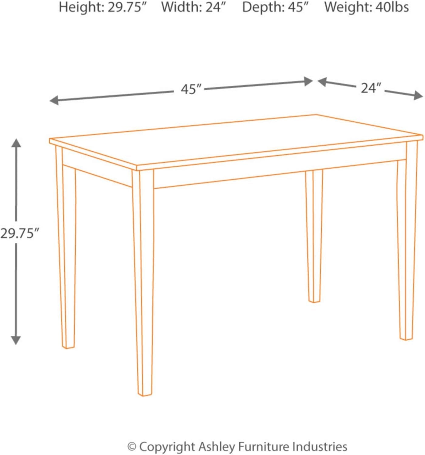 Kimonte Dining Room Table, Black-2