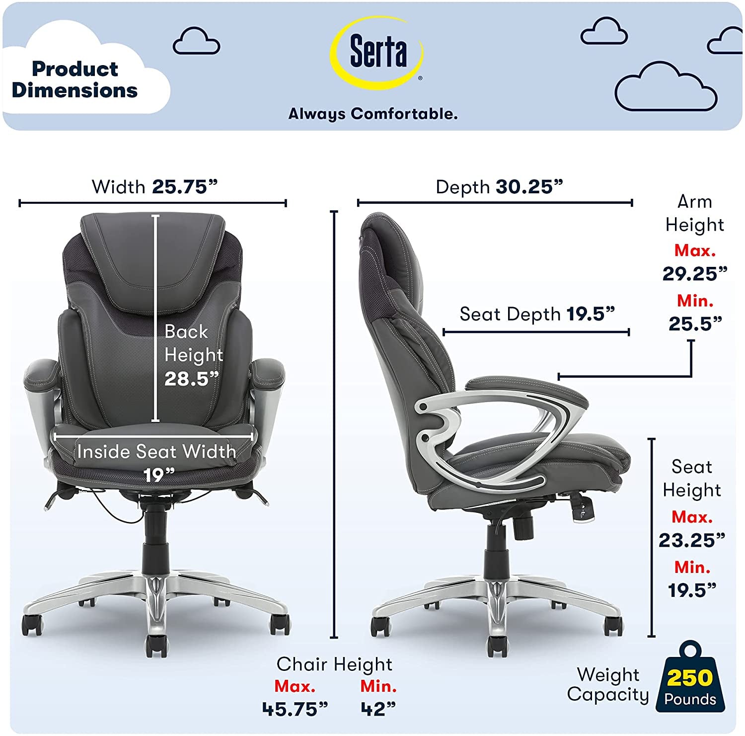 Ergonomic High-Back Executive Chair for Health and Wellness-2