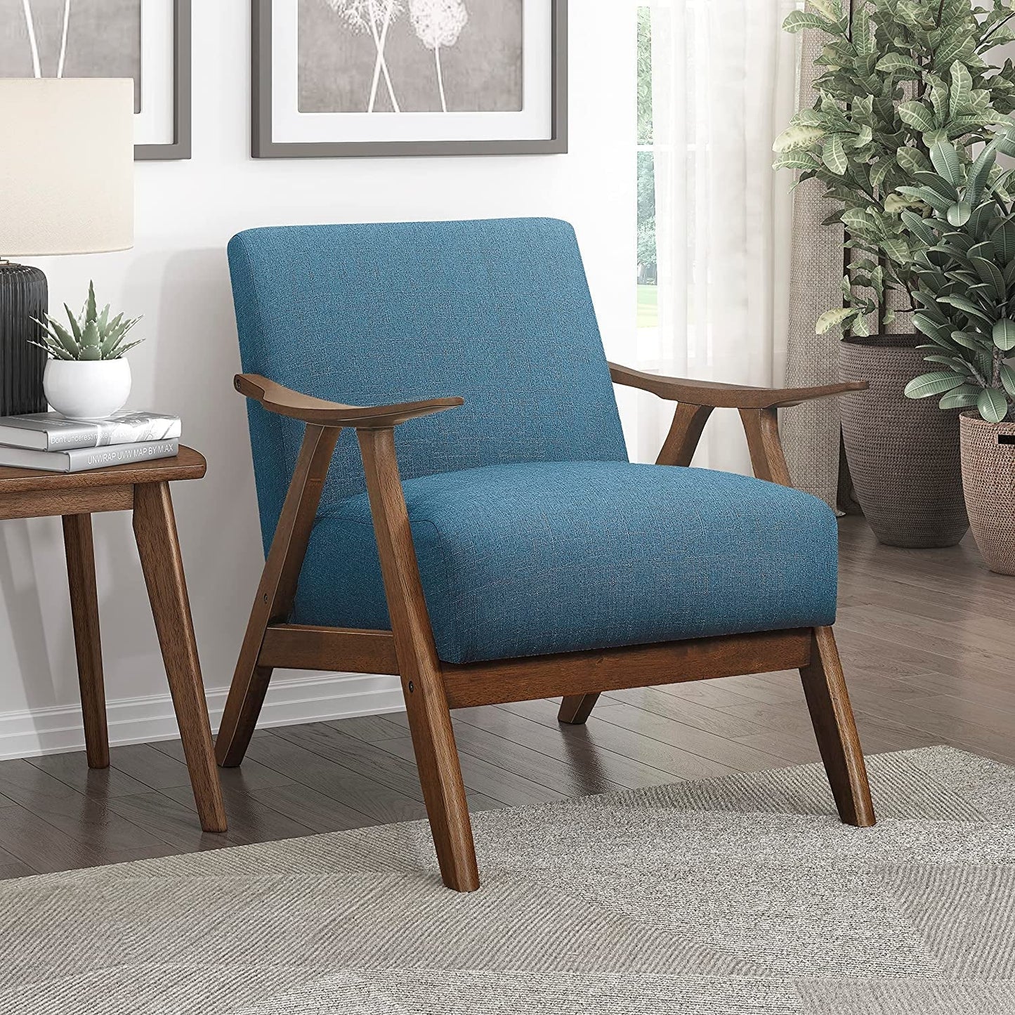 Blue Elle Accent Chair-0