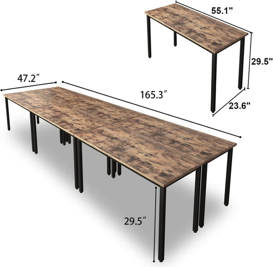 Rustic Vintage Brown Conference Tables for 16-1