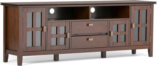 72" Solid Wood TV Stand for 80" TVs-0