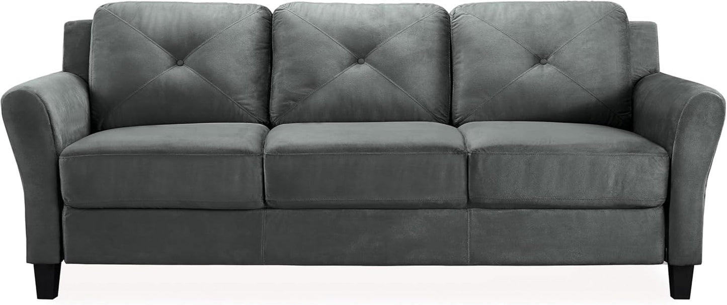 Harrington Sofa in Grey, Dark Grey-0