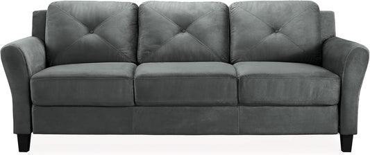 Harrington Sofa in Grey, Dark Grey-0