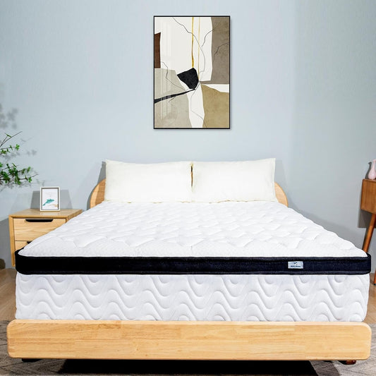 Full Hybrid Mattress Medium-Firm, 10", CertiPUR-US Certified-1