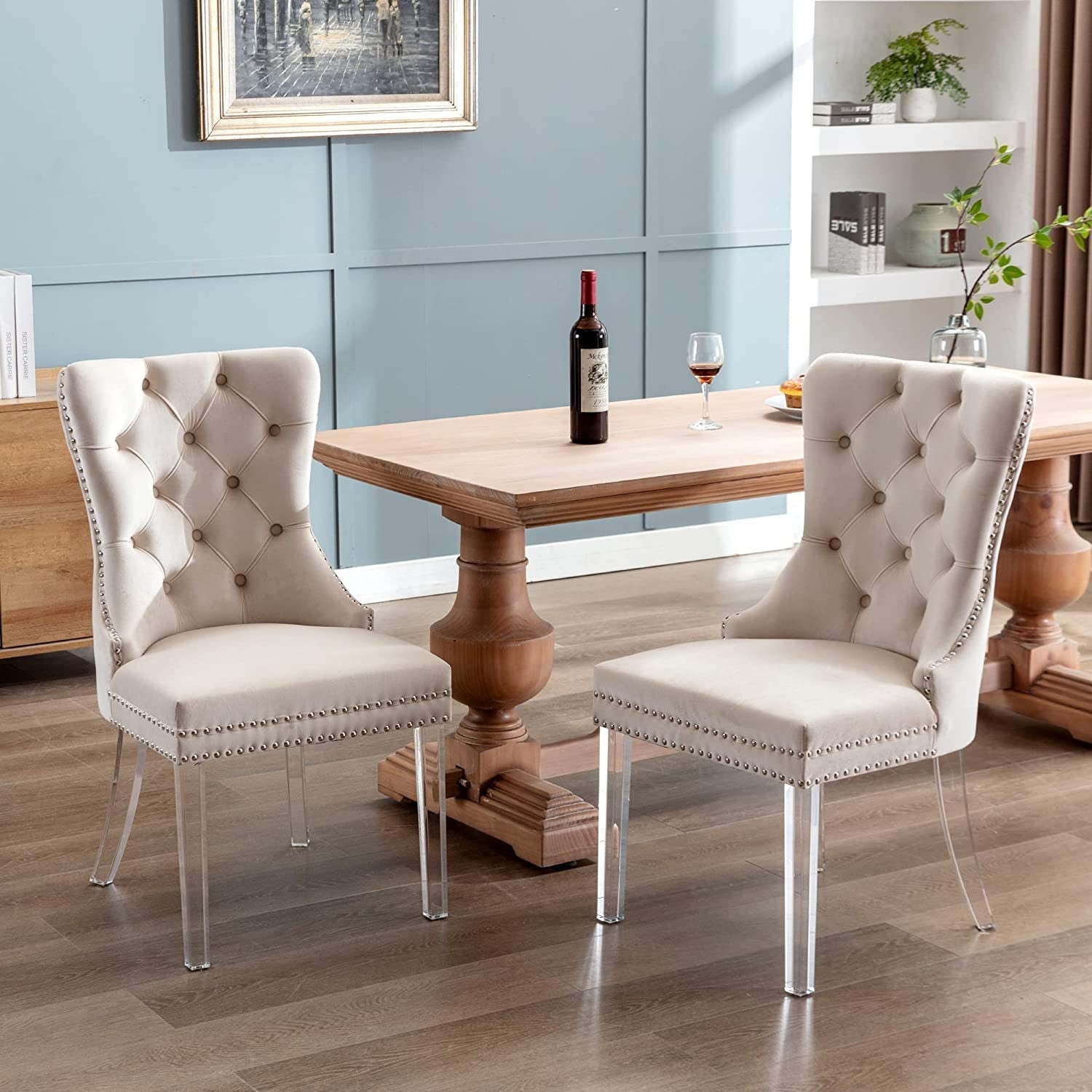 Velvet Dining Chairs Set of 4-1