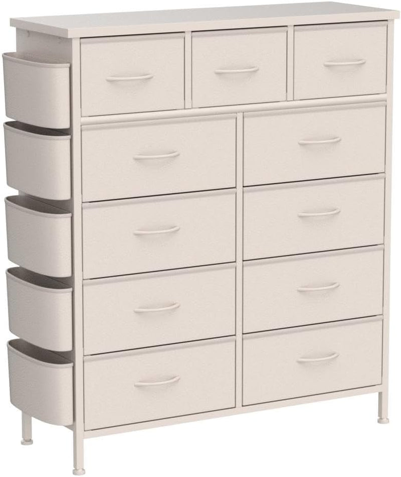 White Dresser with 11 Drawers-3