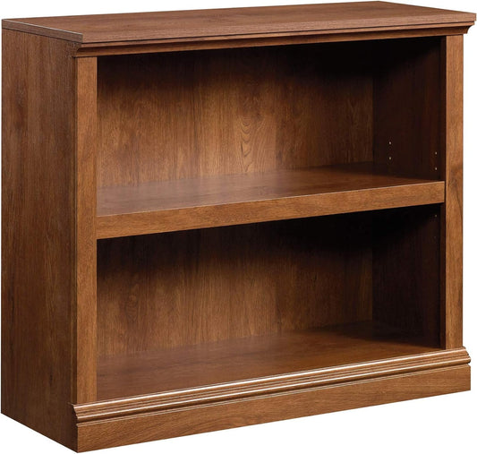 2 Tier Book Shelf Wooden Bookcase Multipurpose Bookshelf for Home Office, Living Room, in Oiled Oak-0