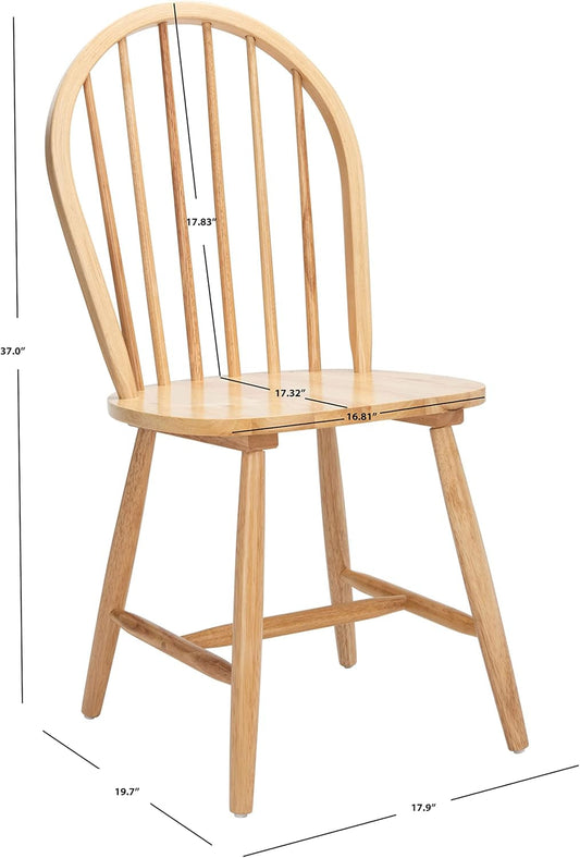 Home Camden 18-Inch Farmhouse Black Spindle Back-1