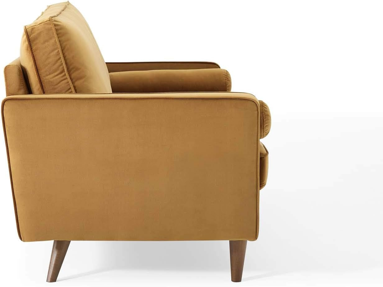 EEI-3764-COG Valour Performance Velvet Sofa, Cognac-4