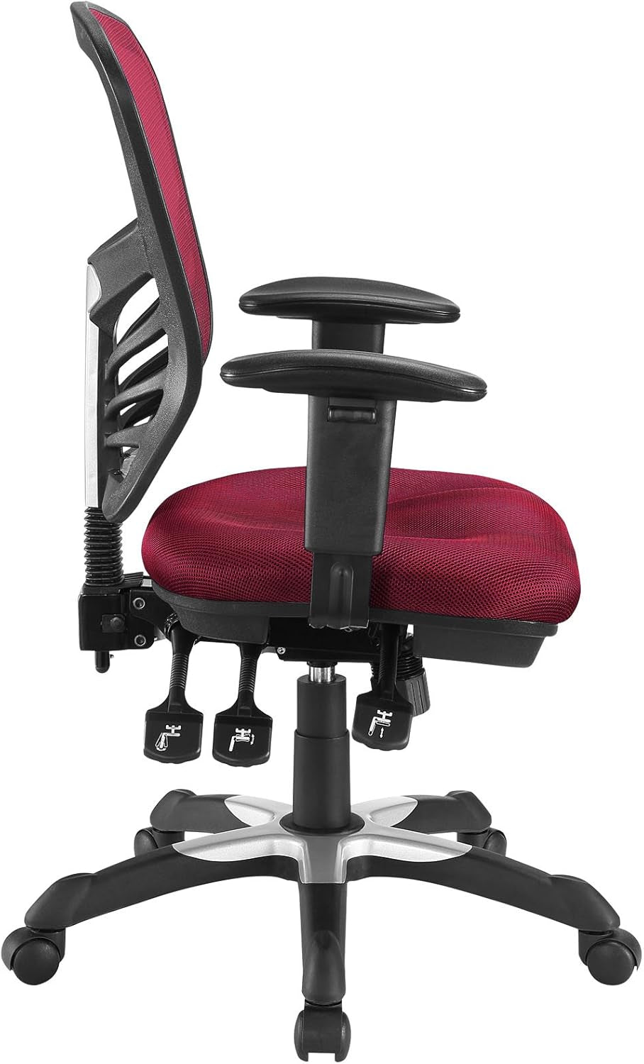 Articulate Ergonomic Mesh Office Chair in Red-3