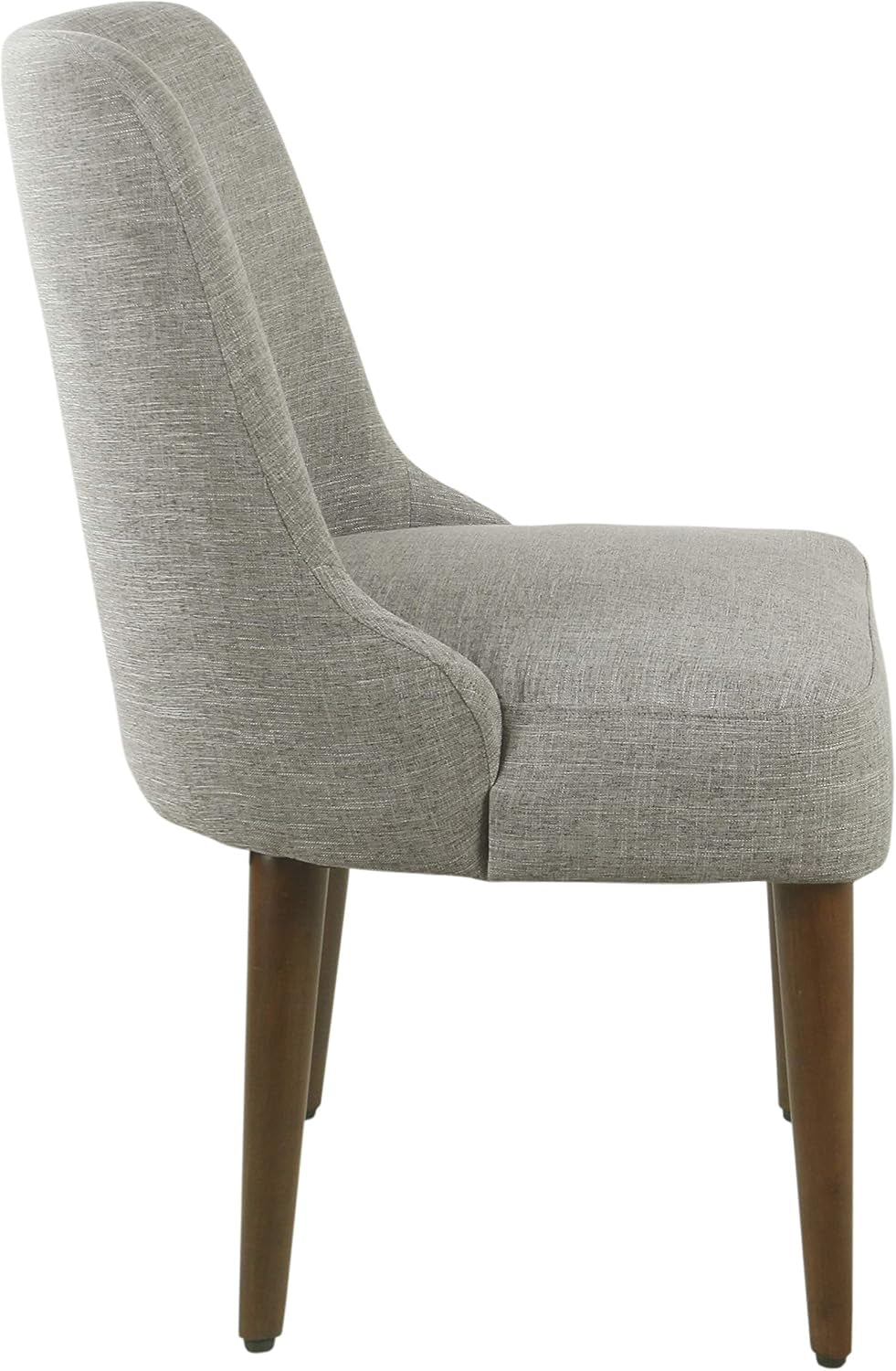 Woven Gray Upholstered Dining Chair Single Home Decor-3