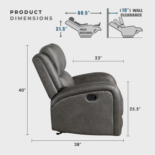Rocker Recliner Chair for Living Room and Nursery-1