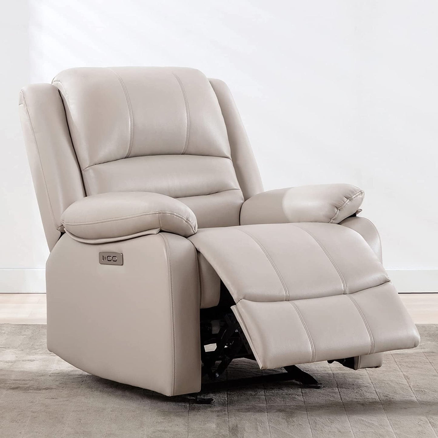 Electric Glider Reclining Chair, Cream-1