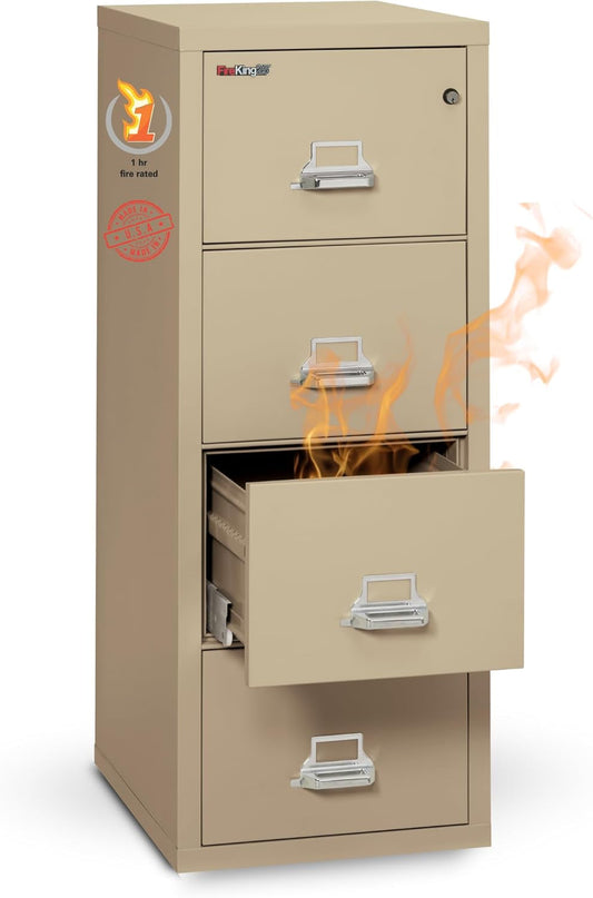 Parchment 4 Drawer Fire Safe Legal File-0