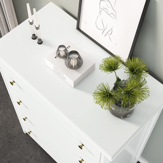 Modern 4-Drawer Chest of Drawers, Nursery, Living Room-1