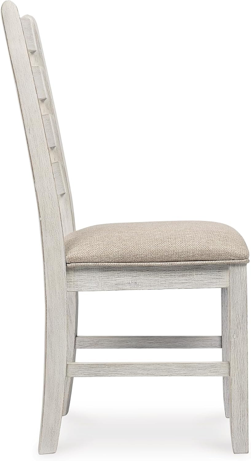 Skempton Modern Farmhouse Dining Room Chair, 2 Count, Whitewash-4