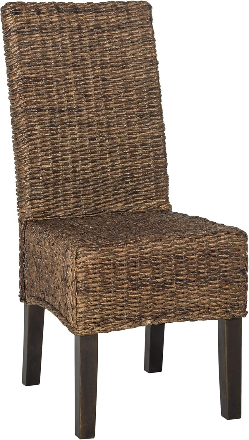 Home Collection Avita Natural Wicker 18-Inch Dining Chair-2