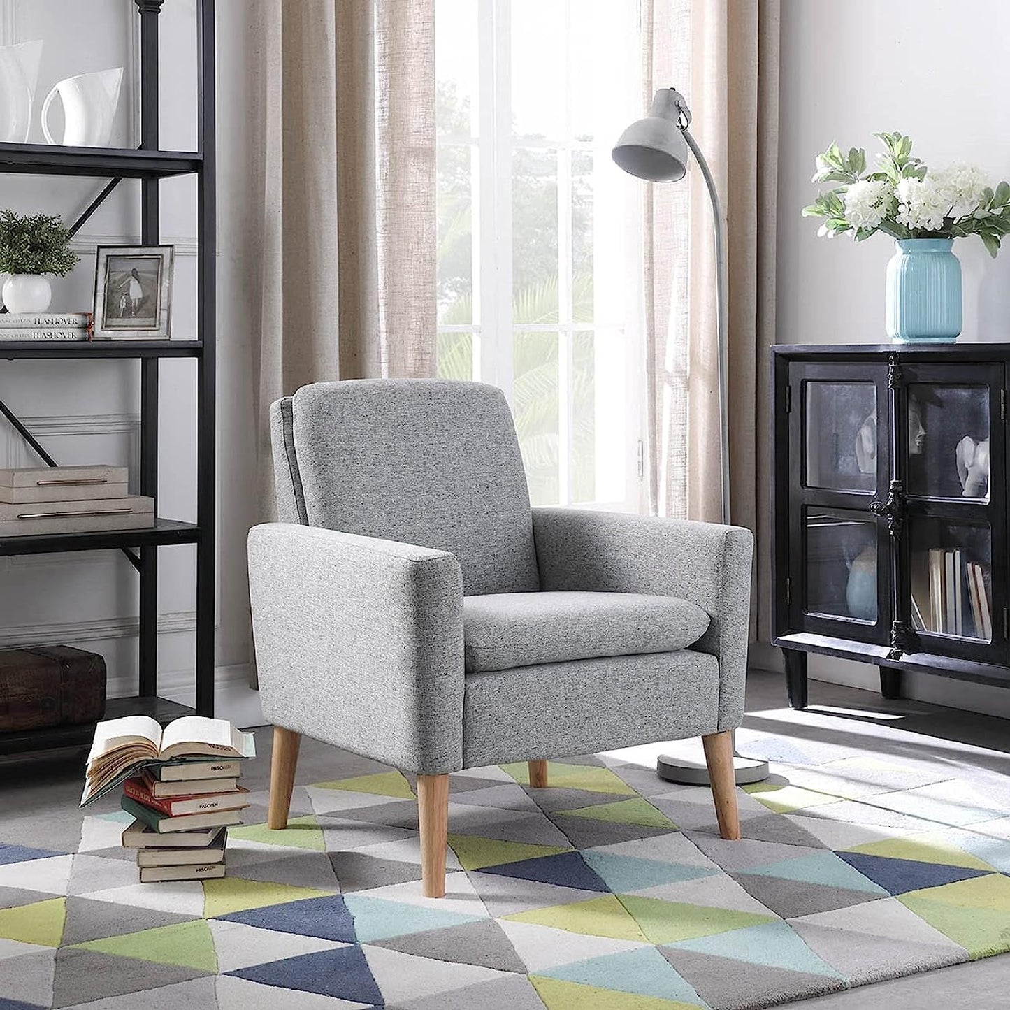 Mid-Century Modern Armchair Set for Home Décor-1