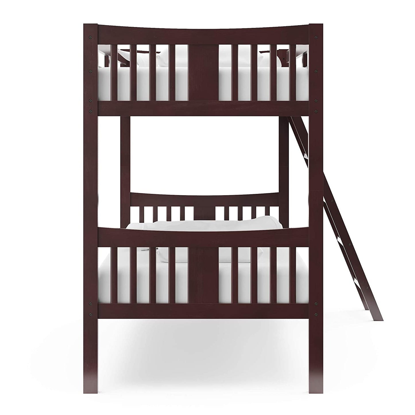 Caribou Bunk Bed Twin over Twin Bunk Bed (Espresso) - GREENGUARD Gold Certified, Twin Bunk Beds for Kids, Converts to 2 Individual Twin Beds, Bunk Beds for Kids-4