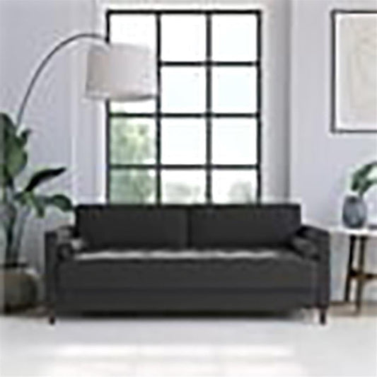 Heather Grey Fabric Sofa Modern, Stylish Design-0