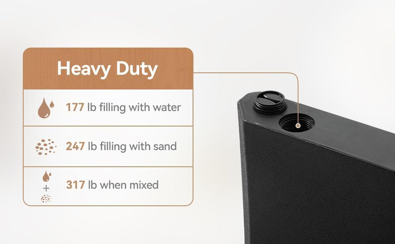 317lb Offset Umbrella Base Weights 4-Piece Black-2