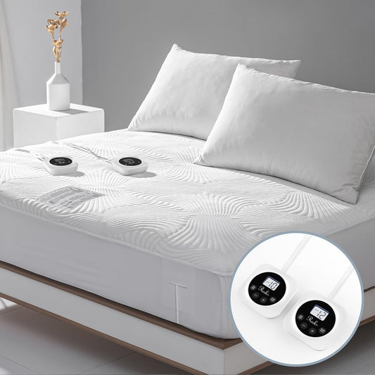 Heated Mattress Pad, Queen Size, 10 Heat Settings-0