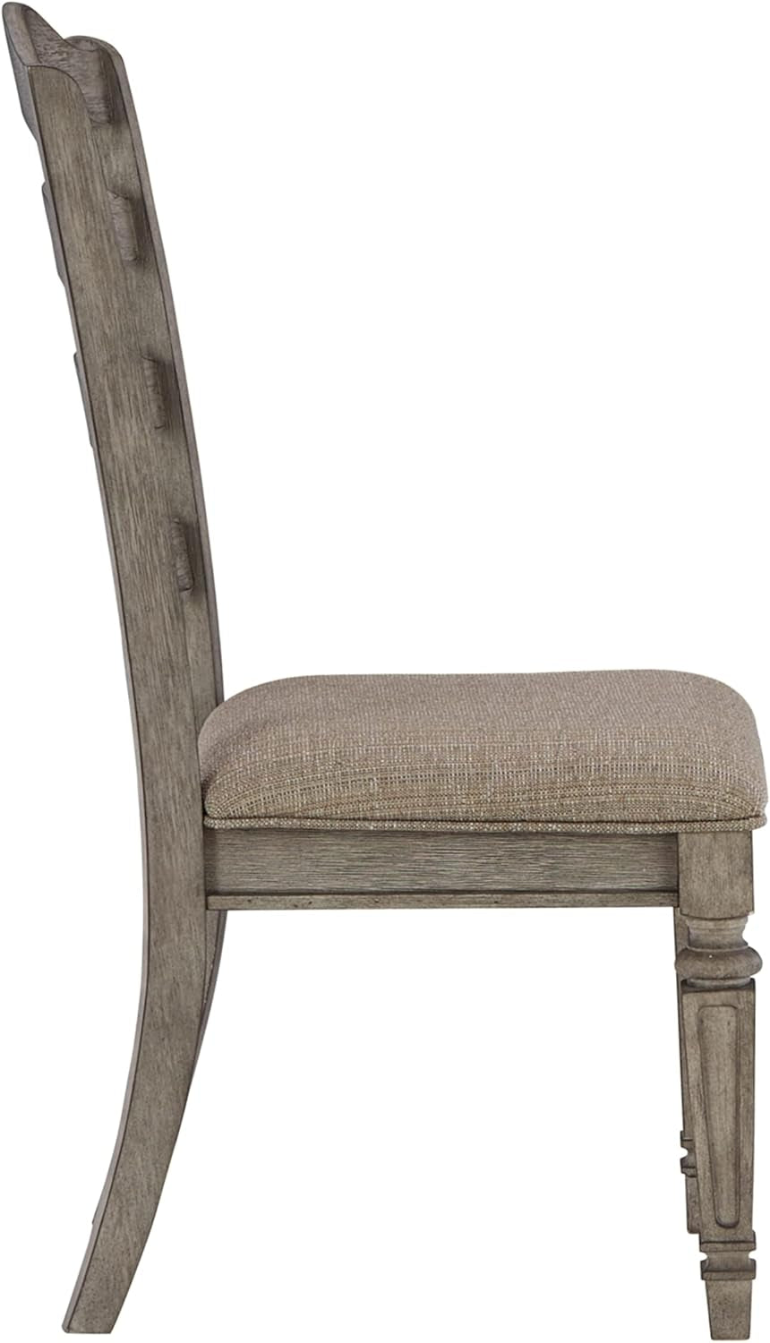 Lodenbay Classic Farmhouse Weathered Dining Chair, Set of 2, Antique Gray-4