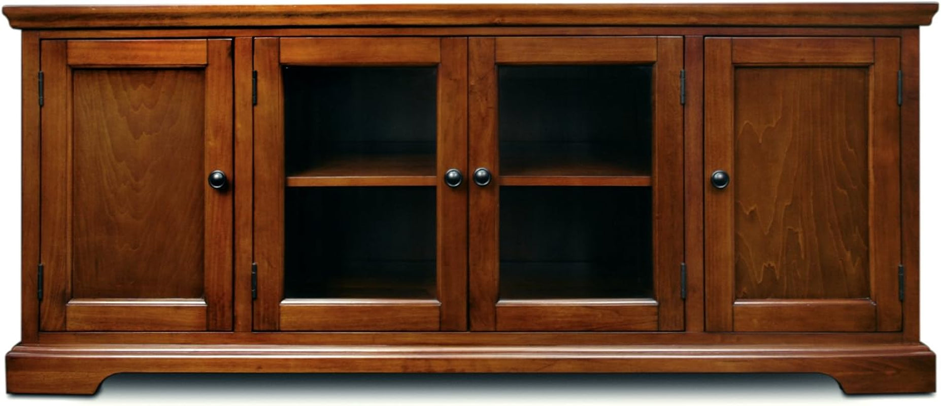 87360 TV Stand with Enclosed Storage for 65" Tv'S, Westwood Brown Cherry-1