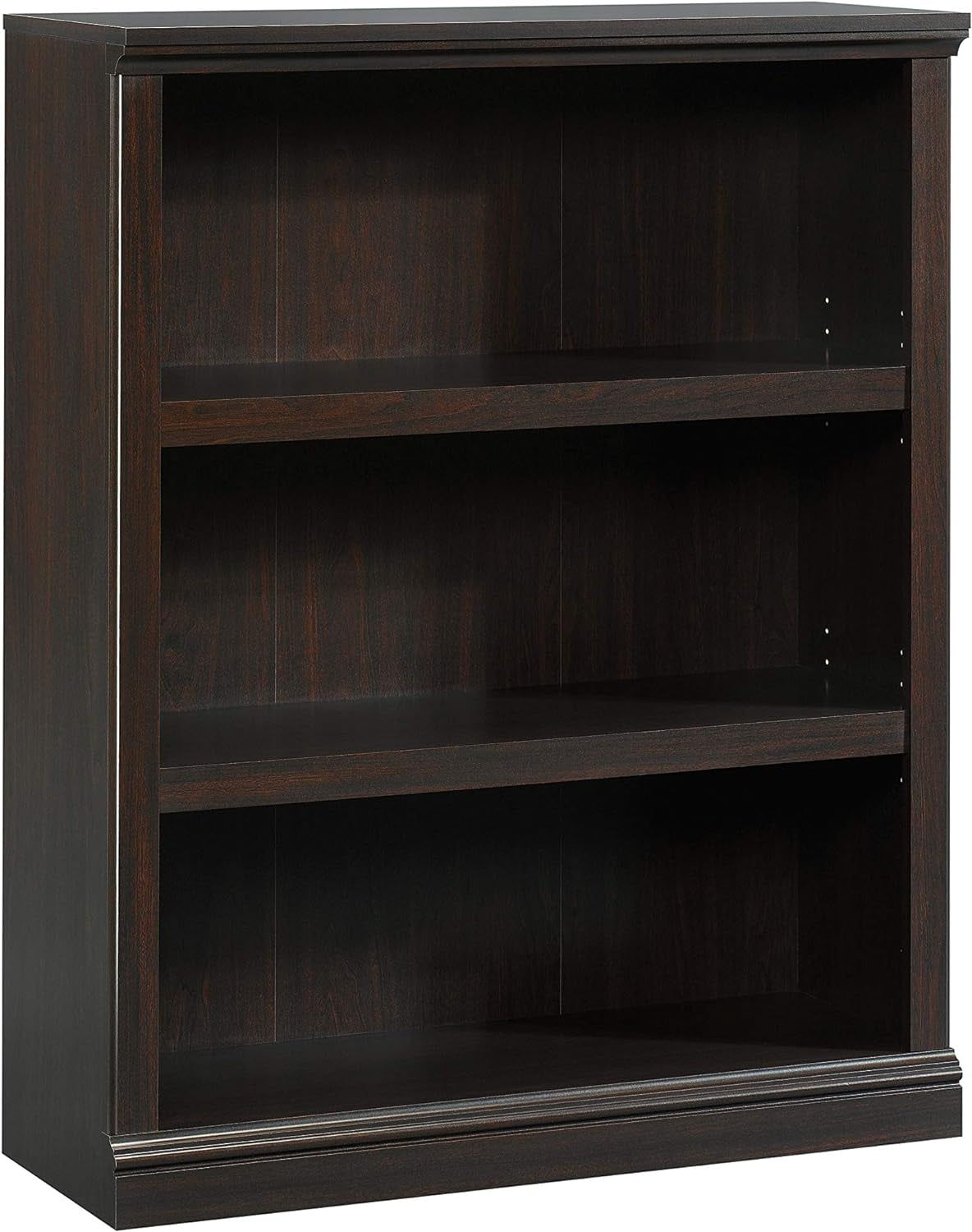 Miscellaneous Storage 3-Shelf Bookcase/ Book Shelf, Jamocha Wood Finish-0
