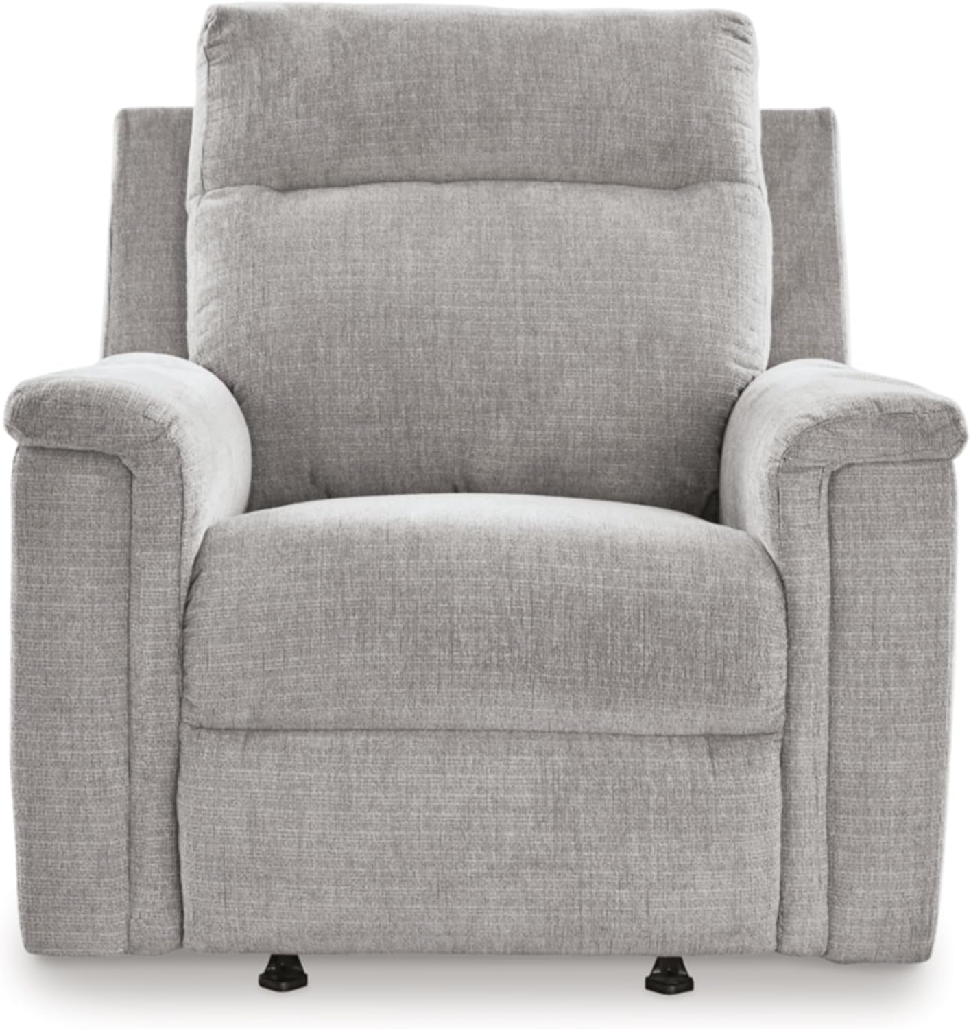 Barnsana Casual Power Rocker Recliner with USB Port, Light Gray-3