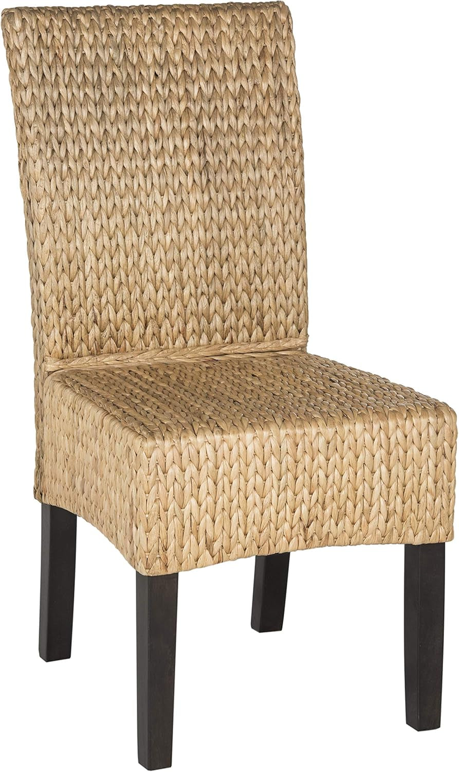 Home Collection Luz Natural Wicker Dining Chair (Set of 2), 18"-3