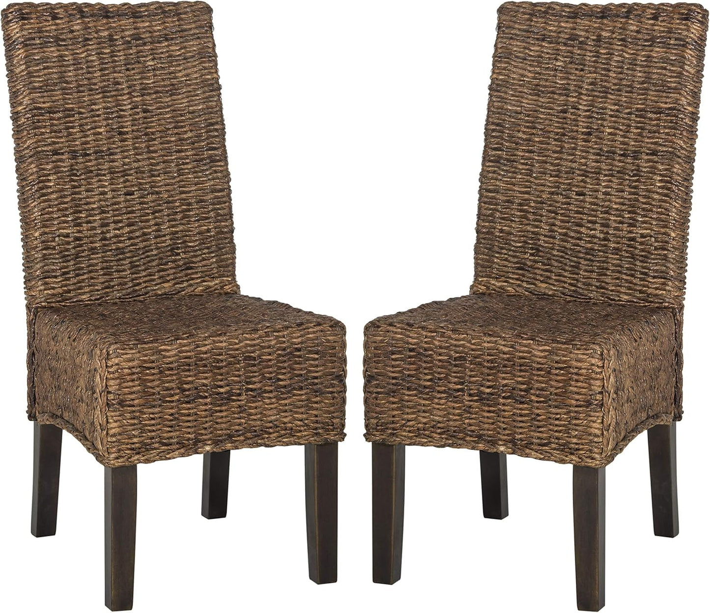 Home Collection Avita Natural Wicker 18-Inch Dining Chair-1