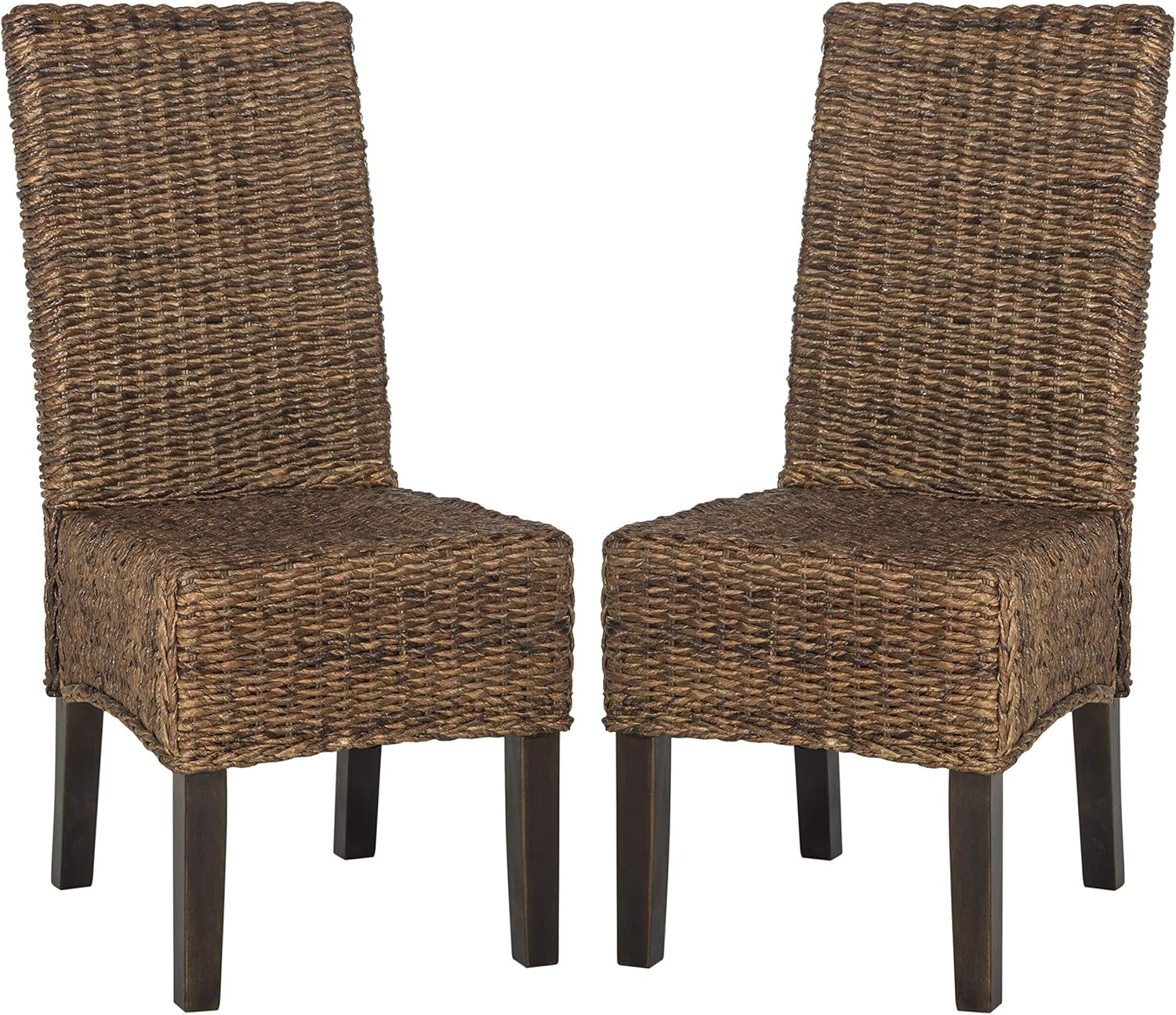 Home Collection Avita Natural Wicker 18-Inch Dining Chair-1
