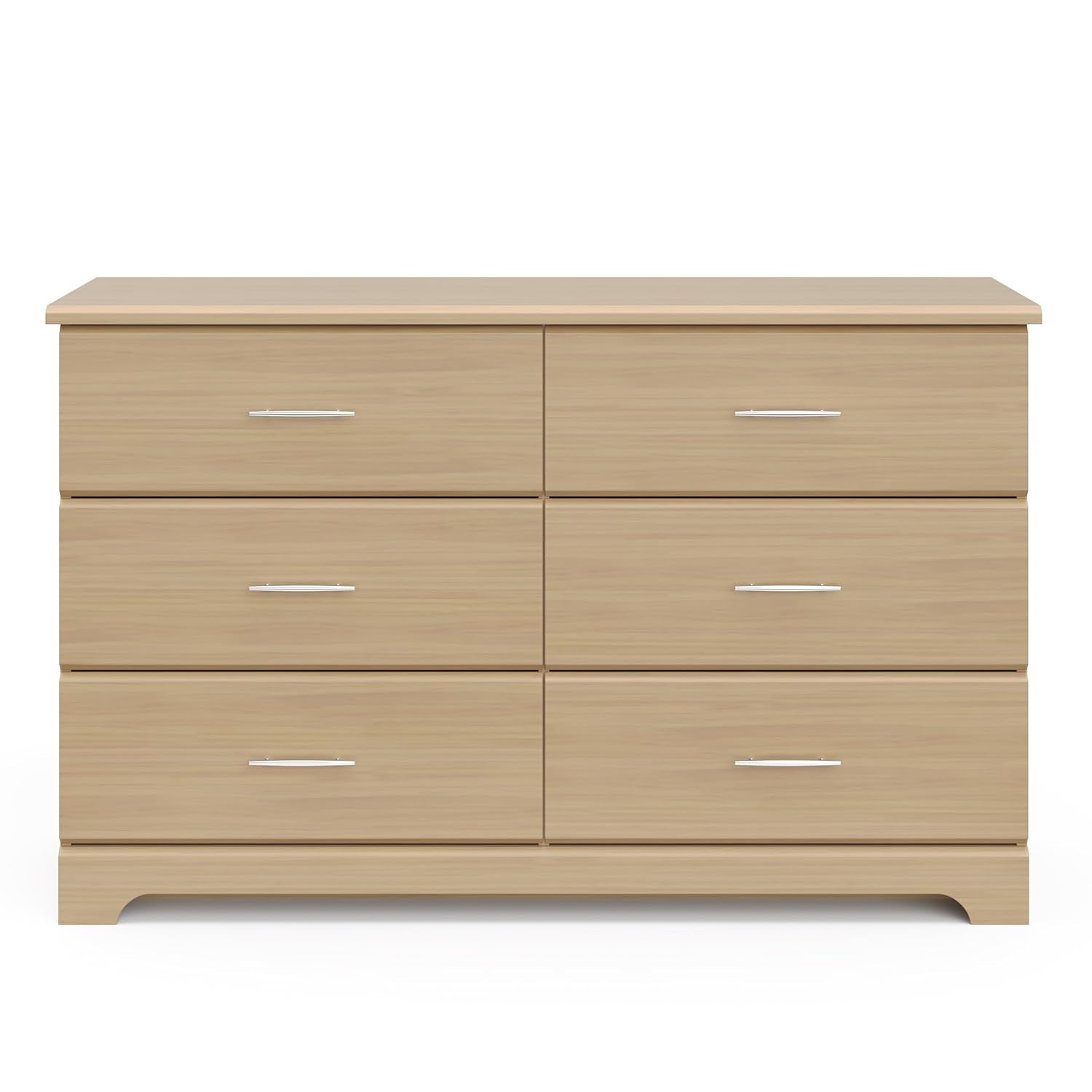 Brookside 6 Drawer Double Dresser (Driftwood) – Dresser for Nursery, 6 Drawer Dresser, Kids Dresser, Nursery Dresser Drawer Organizer, Chest of Drawers-4