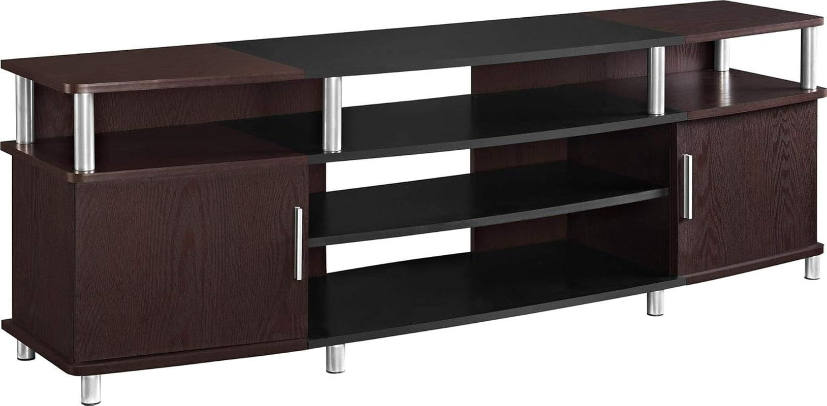 Carson TV Stand for Tvs up to 70", Cherry-3