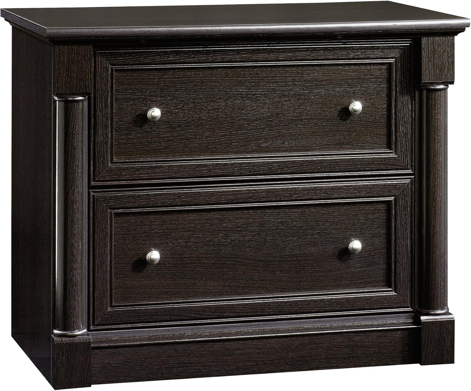 Palladia 2 Drawer File Cabinet, Lateral Filing Cabinets for Home Office, Hanging File Folders Organizer, Interlocking Drawers, in Wind Oak Finish-0