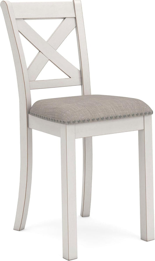 Robbinsdale Counter Height Bar Stool, 20" W X 23" D X 42" H, White-0