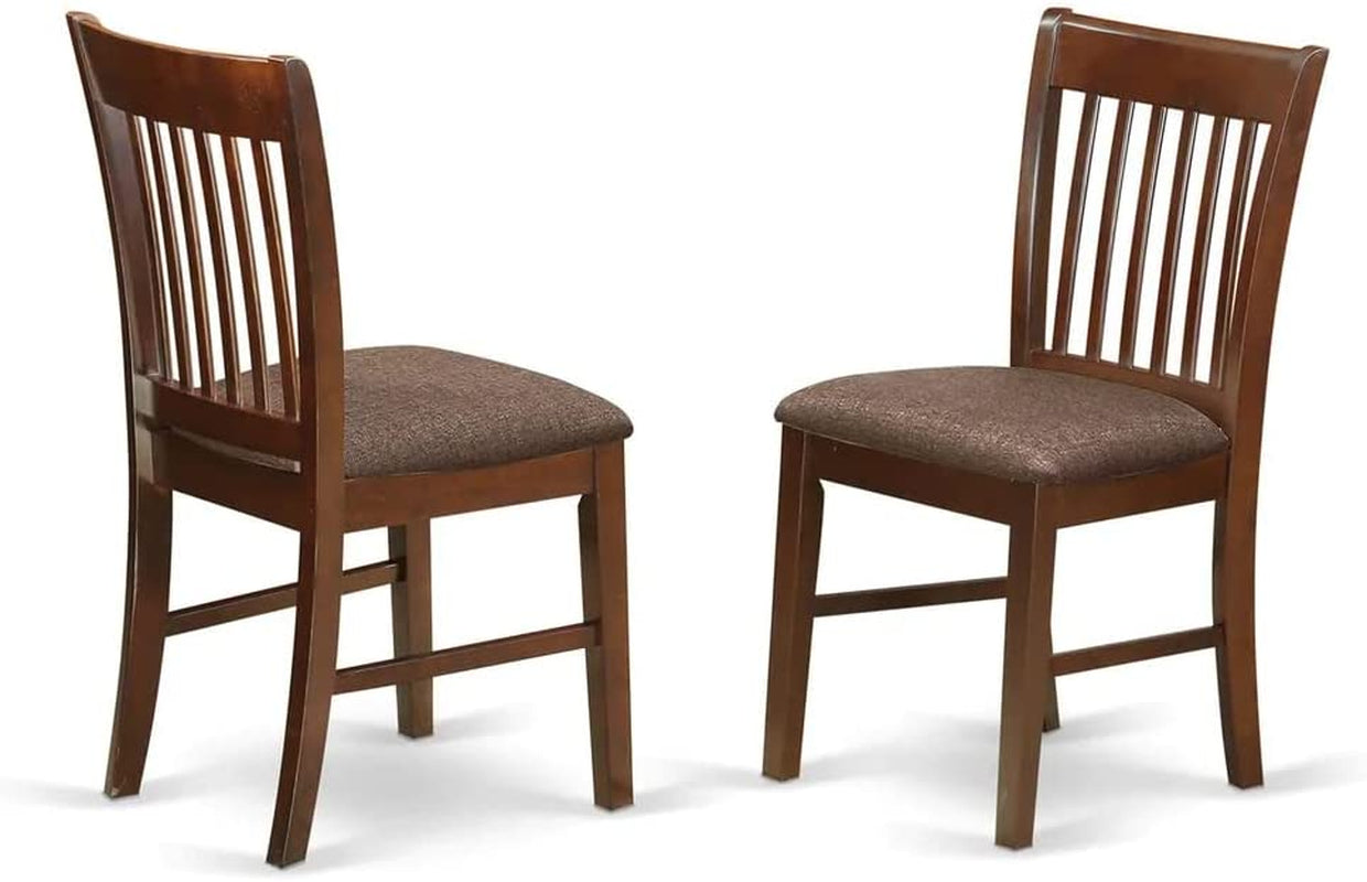 Mahogany 5-Piece Dining Table Set-3