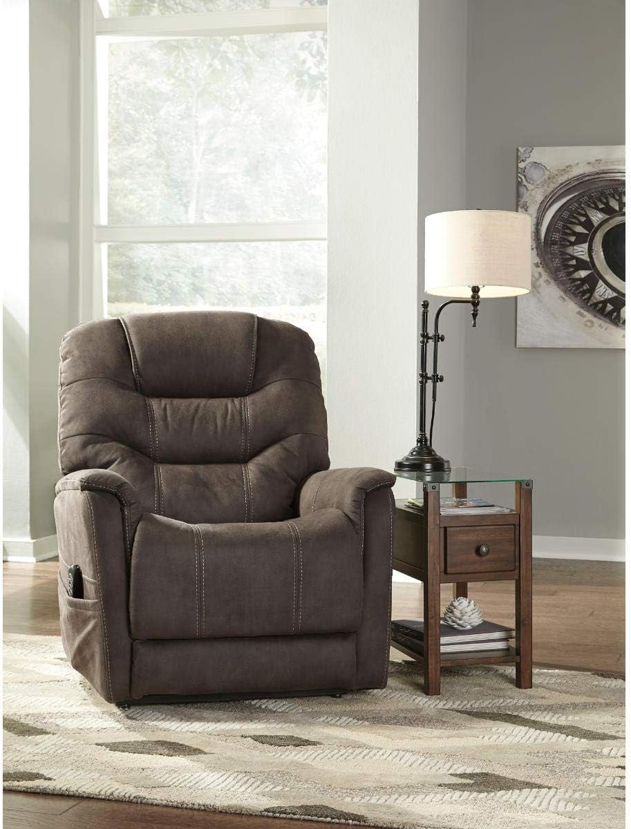 Ballister Contemporary Power Lift Recliner, Brown-1