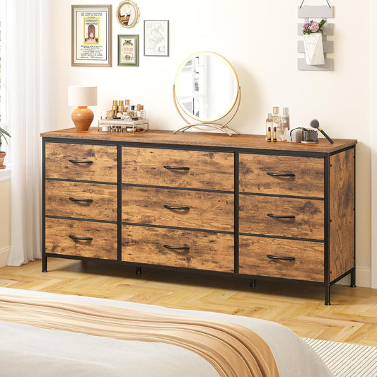 9 Drawer Dresser TV Stand for 60 Inch TV-0