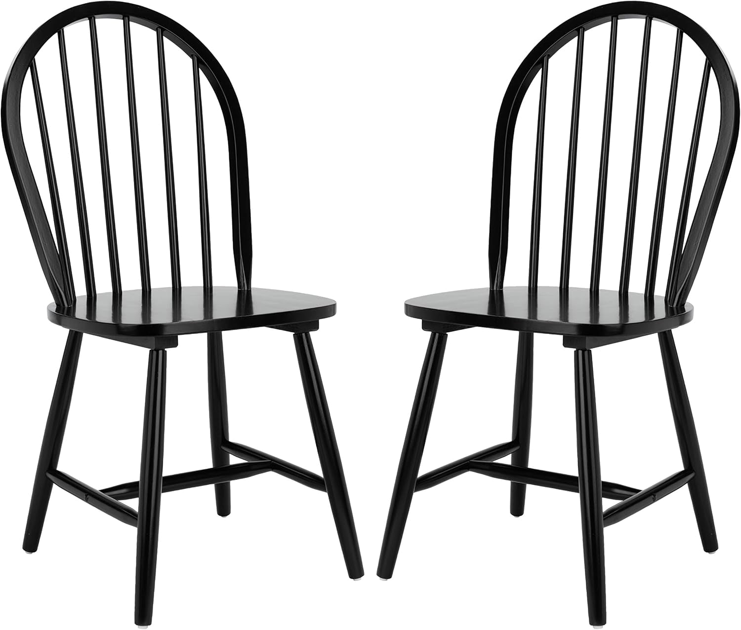 Home Camden 18-Inch Farmhouse Black Spindle Back-0