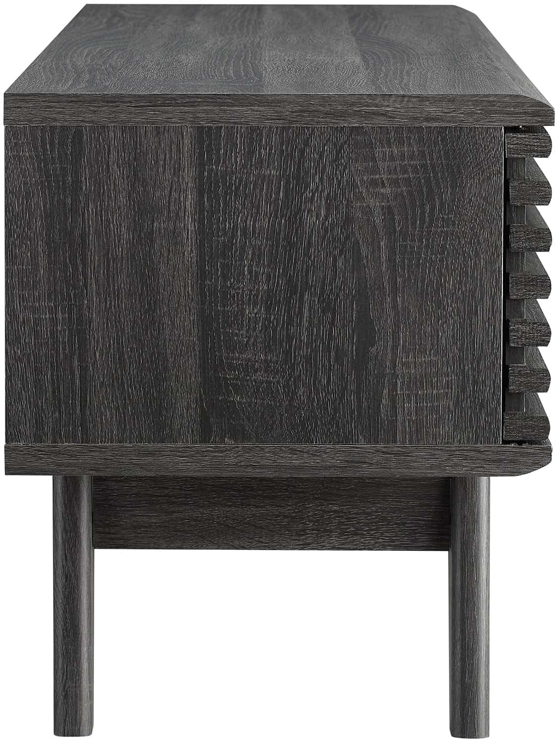Render Mid-Century Modern Low Profile 46 Inch Media Console TV Stand in Charcoal, 46"-4