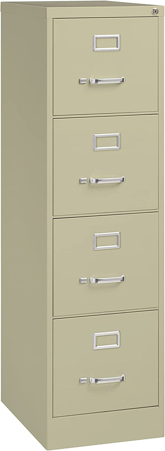 Commercial 4 Drawer Vertical File Cabinet - Putty-0