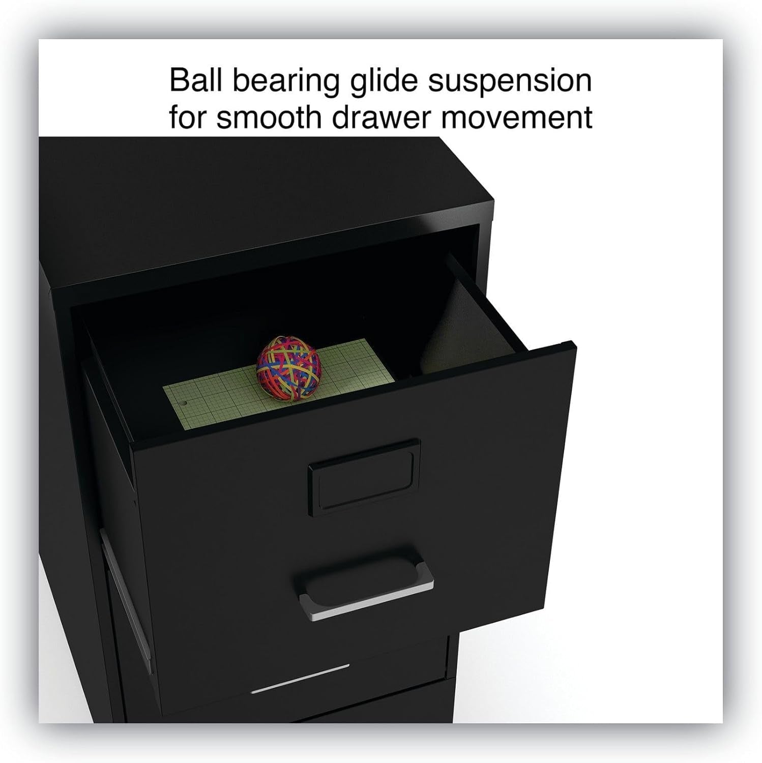 2806262 14 In. X 18 In. X 24.1 In. Soho 2-Drawer Vertical Letter File Cabinet - Black-4