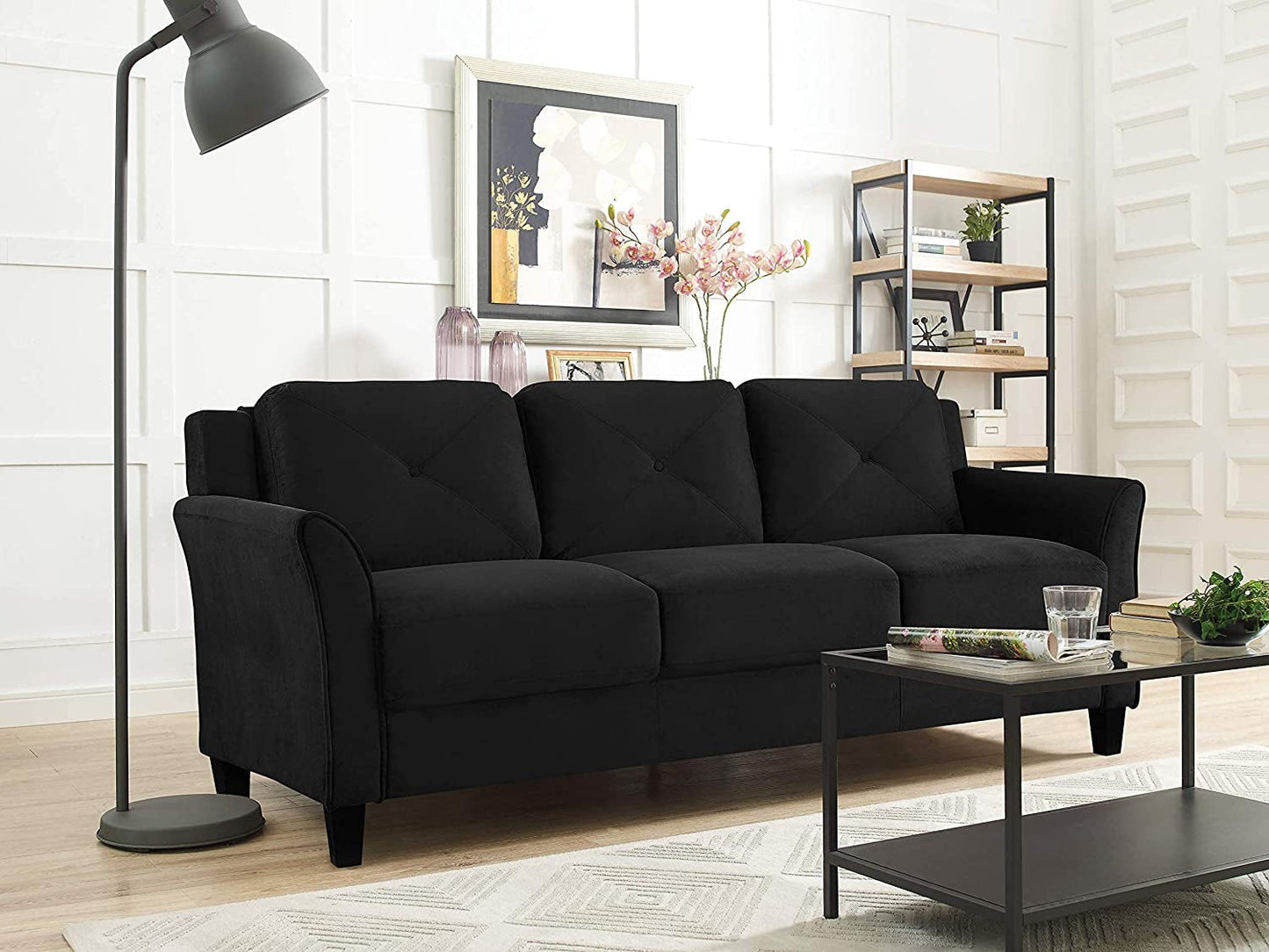 HRFKS3BK Grayson Sofa, Black-0