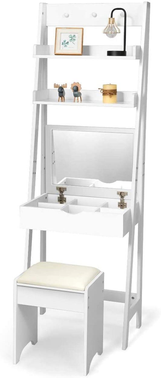 3-In-1 Vanity Set with Flip Top Mirror-1