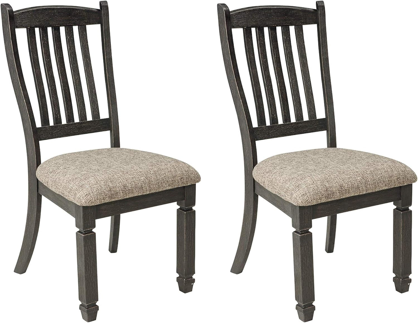 Tyler Creek 20" Dining Room Upholstered Chair, 2 Count, Antique Black-0