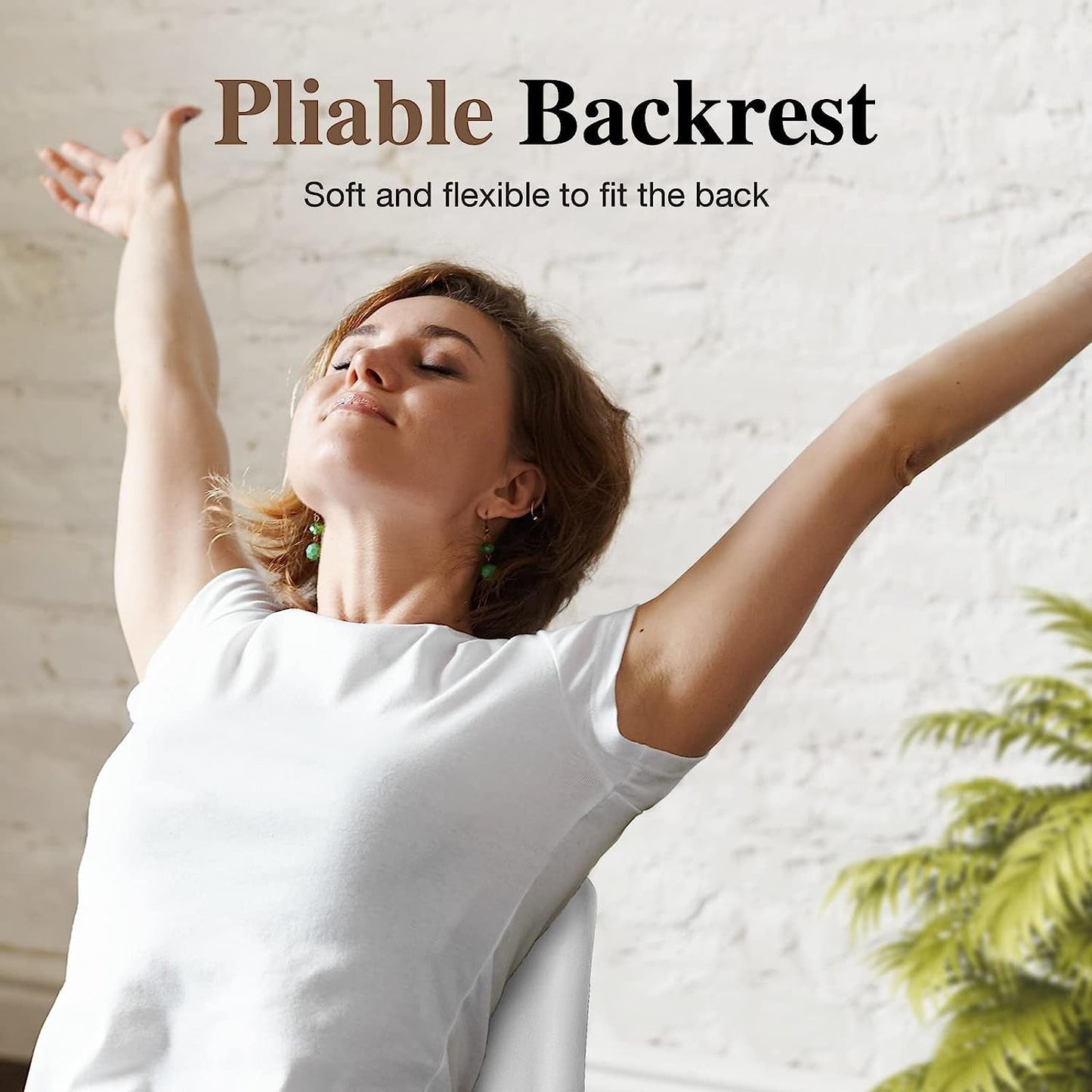 Mid-Century Modern PU Leather Dining Chairs, Set of 4-3