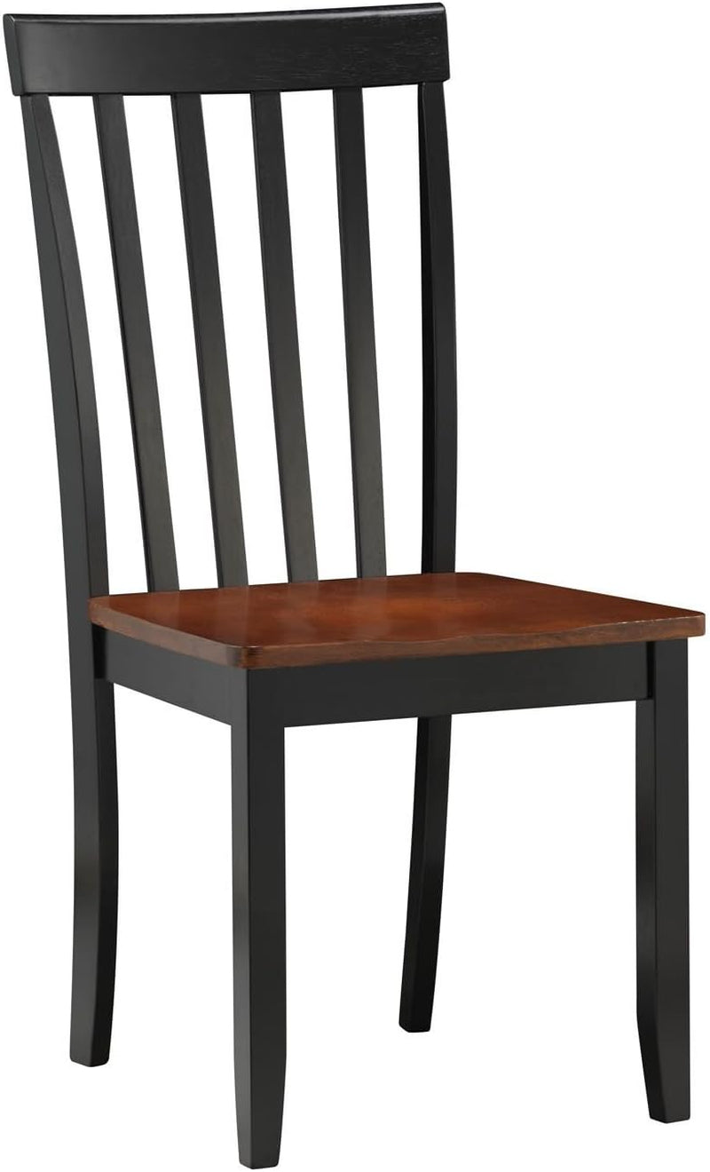 Bloomington Dining Chair, Black/Cherry, Set of 2-0