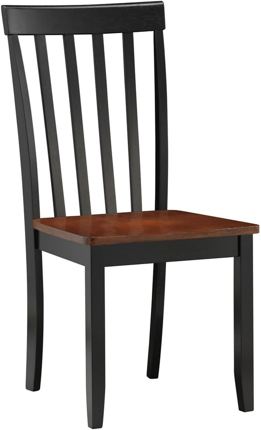 Bloomington Dining Chair, Black/Cherry, Set of 2-0